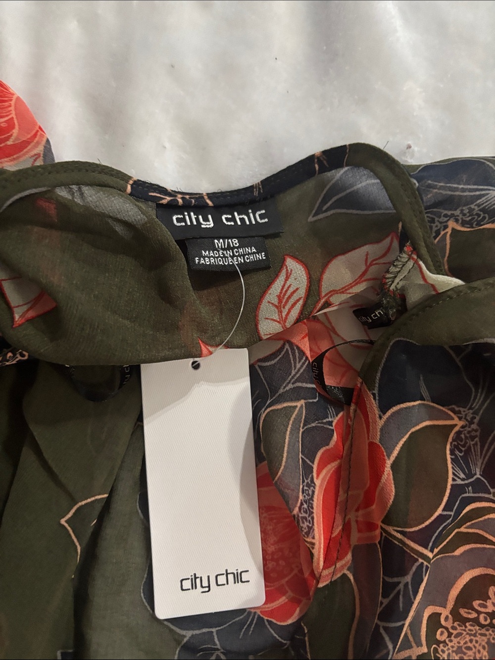 CITY CHIC | Sadie Maxi Dress - military - Picture 8 of 8